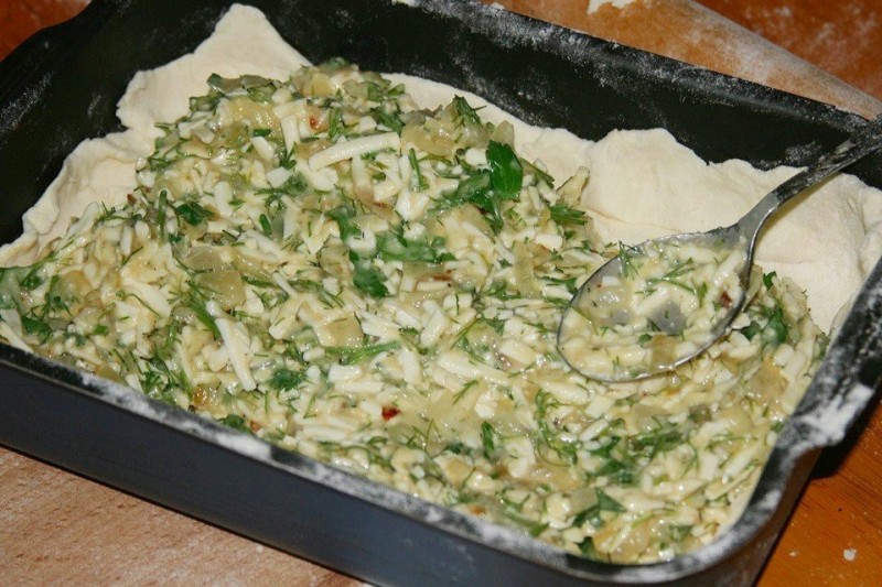 Пирог с сыром и луком Пирог с сыром и луком