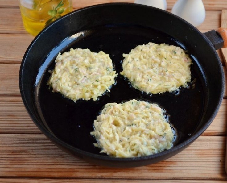 Дранки с ветчиной и сыром Дранки с ветчиной и сыром