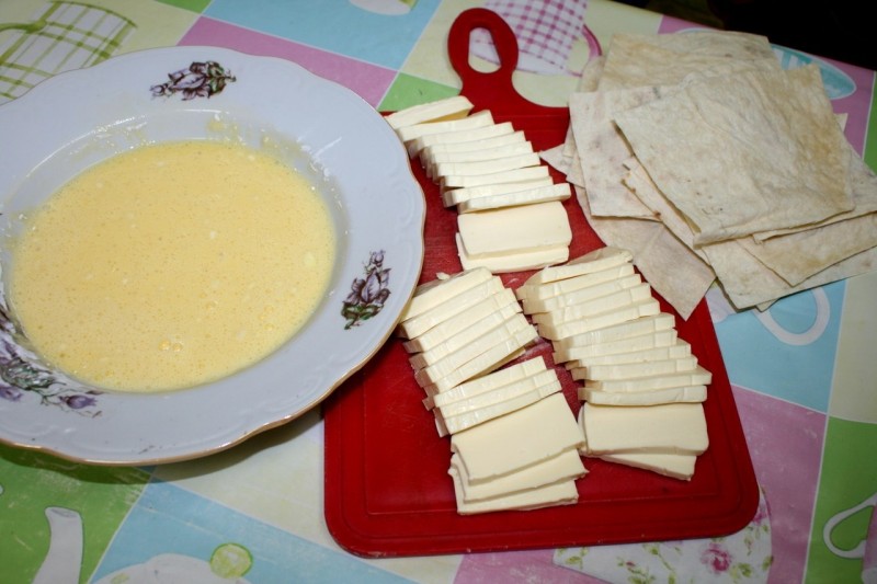 Лаваш, жареный с сыром Лаваш, жареный с сыром