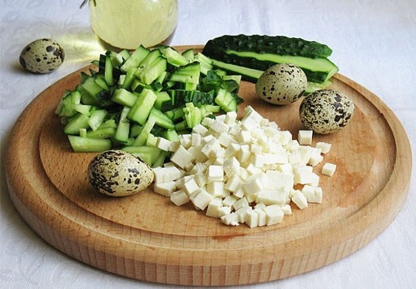 Салат из кальмаров. Салат из кальмаров.