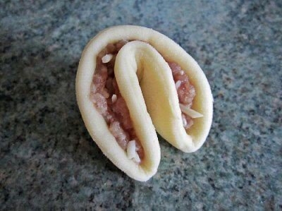 Мясной пирог Хризантема. Мясной пирог Хризантема.