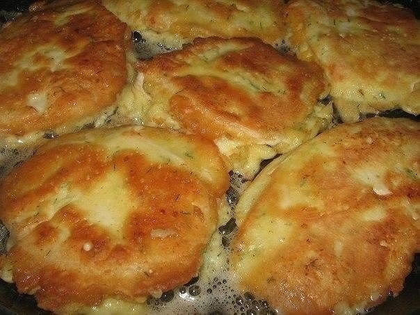 Куриные отбивные в кляре с сыром Куриные отбивные в кляре с сыром