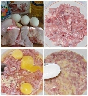 Куриные котлетки по-французски Куриные котлетки по-французски