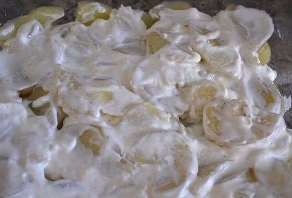 Картофельная запеканка со скумбрией. Картофельная запеканка со скумбрией.