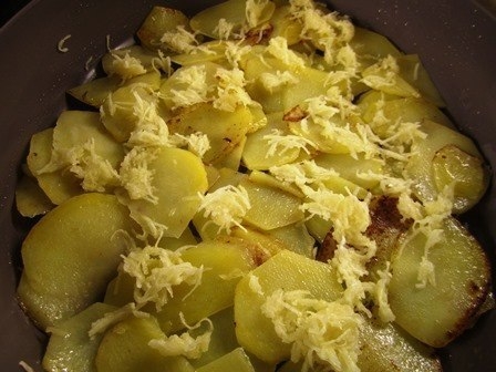 Картофель с чесноком Картофель с чесноком