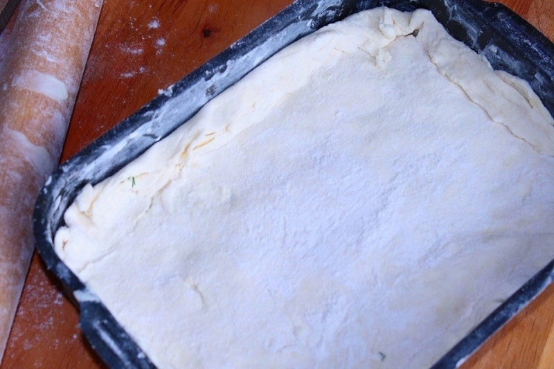 Пирог с сыром и луком Пирог с сыром и луком
