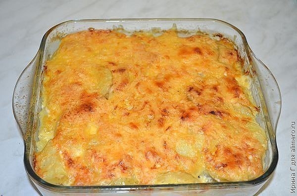 Картофельная запеканка со скумбрией Картофельная запеканка со скумбрией