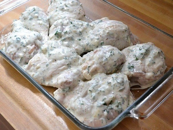 Курица в маринаде по-гречески Курица в маринаде по-гречески