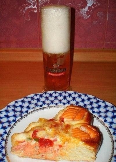 Красивый рыбный пирог Красивый рыбный пирог