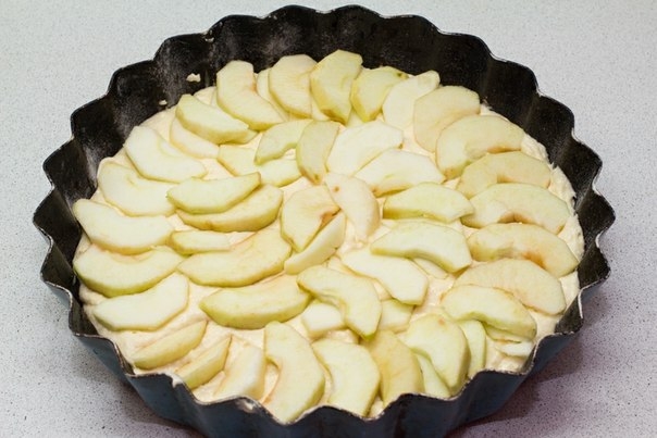 Пирог с яблоками.