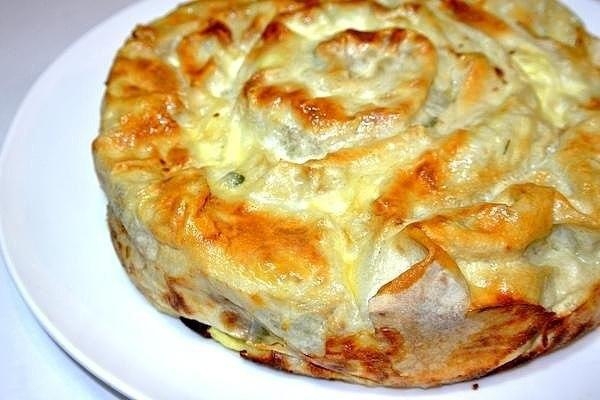 Пирог лаваш в заливке. Пирог лаваш в заливке.