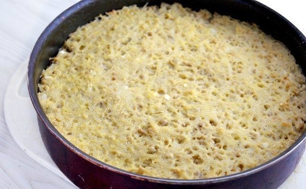 Вермишелевая запеканка с мясом (как в детском саду) Вермишелевая запеканка с мясом (как в детском саду)