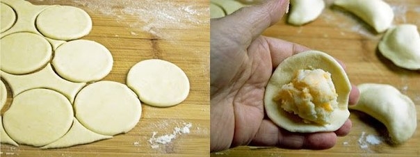 Вареники с картофелем и сыром Вареники с картофелем и сыром