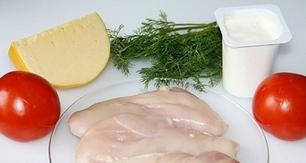 Куриная отбивная под сырной корочкой. Куриная отбивная под сырной корочкой.