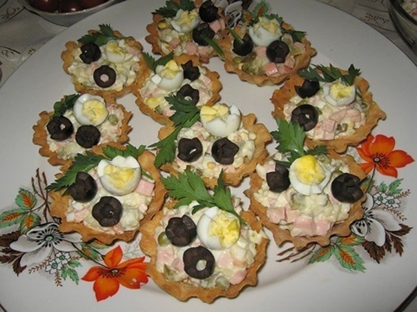 Тарталетки с вкусными начинками Тарталетки с вкусными начинками