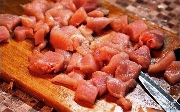 Курица с грибами в сливочном соусе Курица с грибами в сливочном соусе