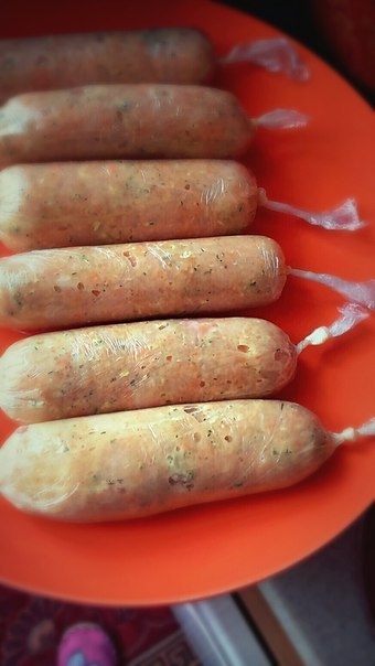 Сосиски из куриного филе Сосиски из куриного филе