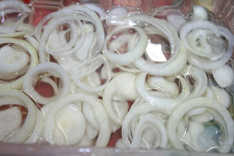 Шашлык в духовке на луковой подушке Шашлык в духовке на луковой подушке