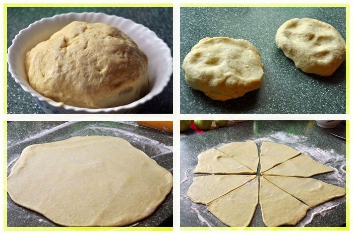 Яблочные рогалики Яблочные рогалики