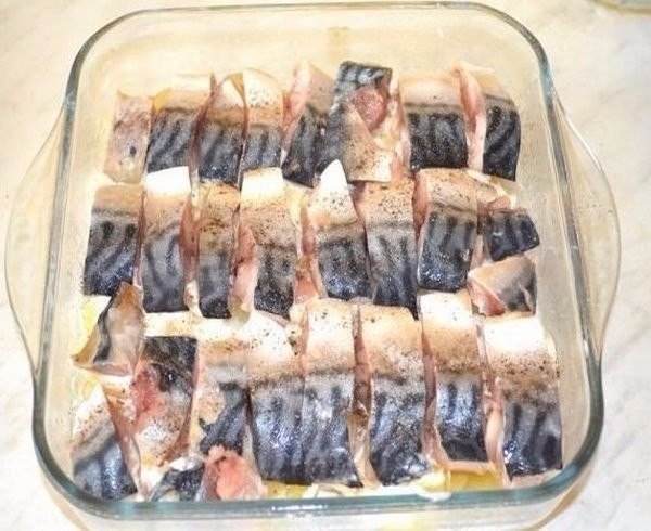 Картофельная запеканка со скумбрией. Картофельная запеканка со скумбрией.