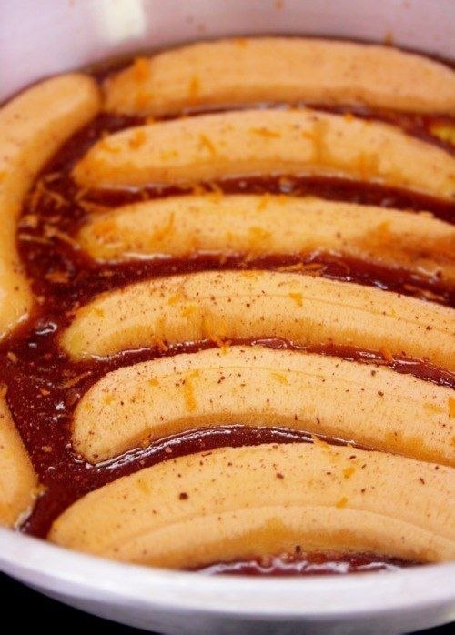 Банановый слоеный пирог