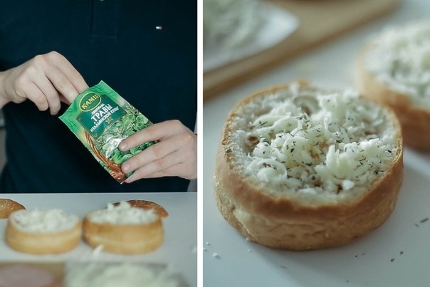 Яичница в булочке. Яичница в булочке.