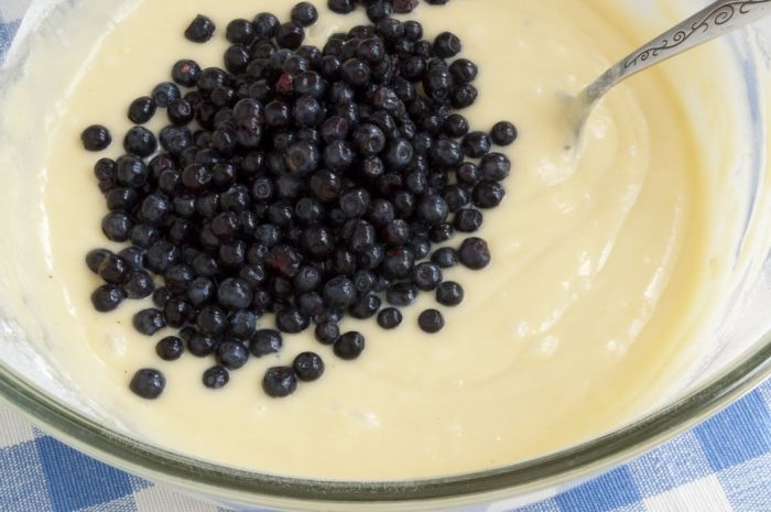 Маффины с черникой Маффины с черникой