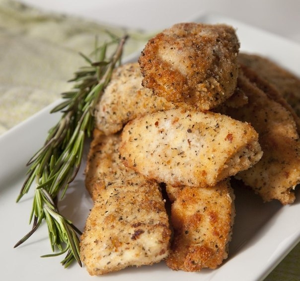 Куриные отбивные в панировке Куриные отбивные в панировке