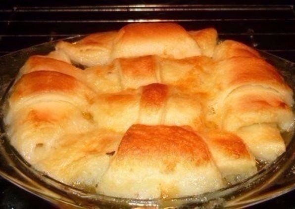 Слойки с яблоками Слойки с яблоками