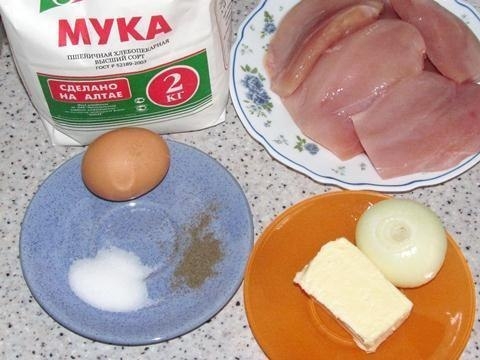 Рубленые куриные котлеты