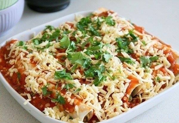Энчиладас с курицей Энчиладас с курицей