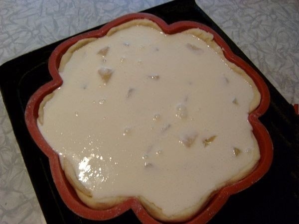 Творожный пирог с ананасами Творожный пирог с ананасами
