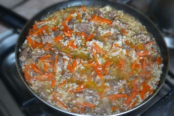 Плов с говядиной. Плов с говядиной.