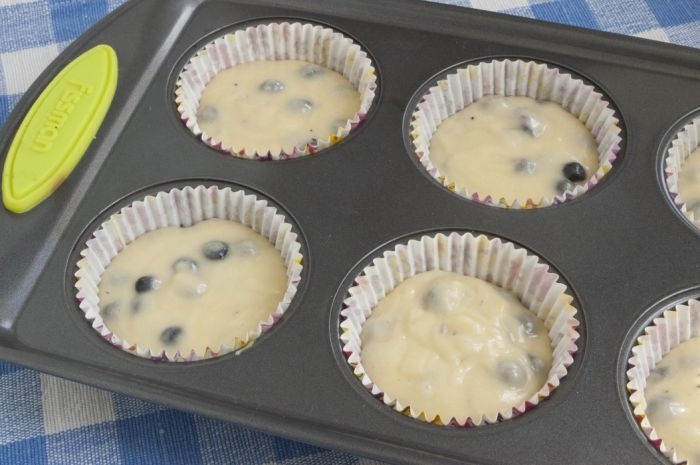 Маффины с черникой Маффины с черникой