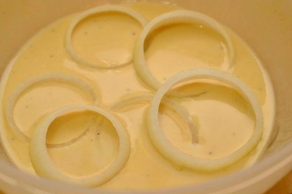 Луковые колечки в кляре Луковые колечки в кляре