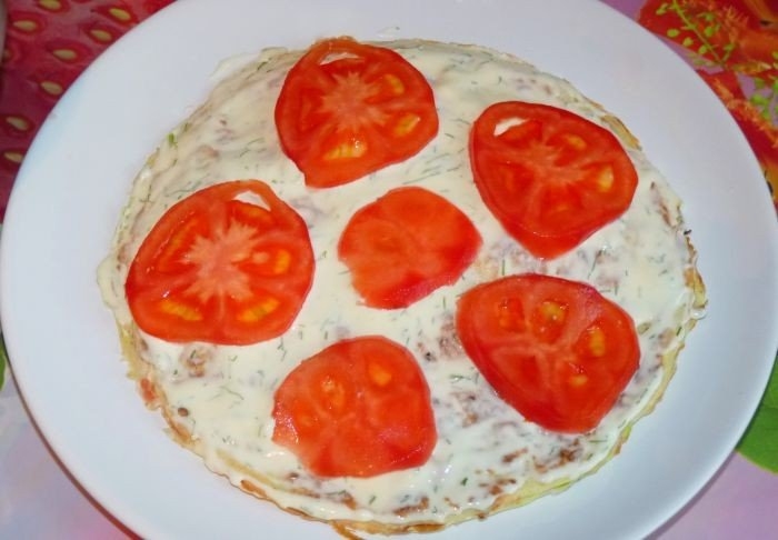 Кабачковый тортик Кабачковый тортик