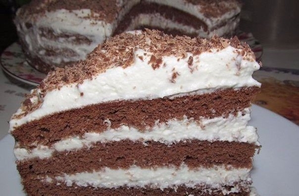 Пятиминутный шоколадный тортик