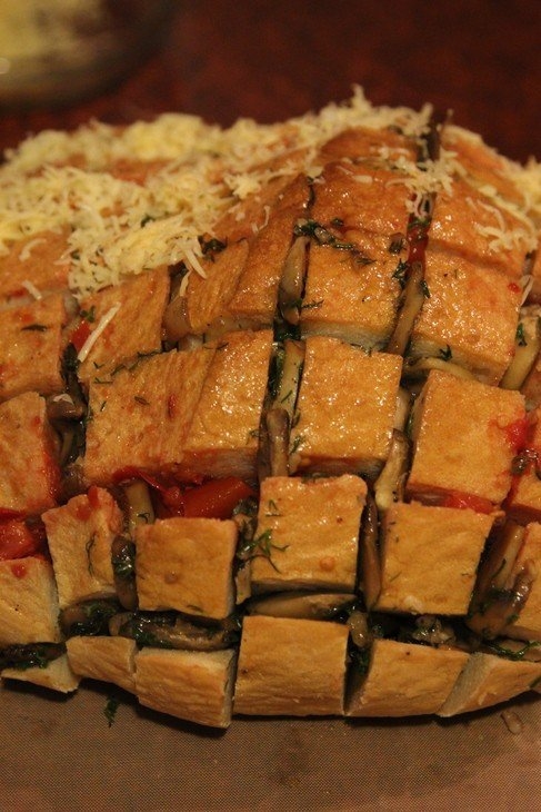 Закусочный хлеб на скорую руку Закусочный хлеб на скорую руку