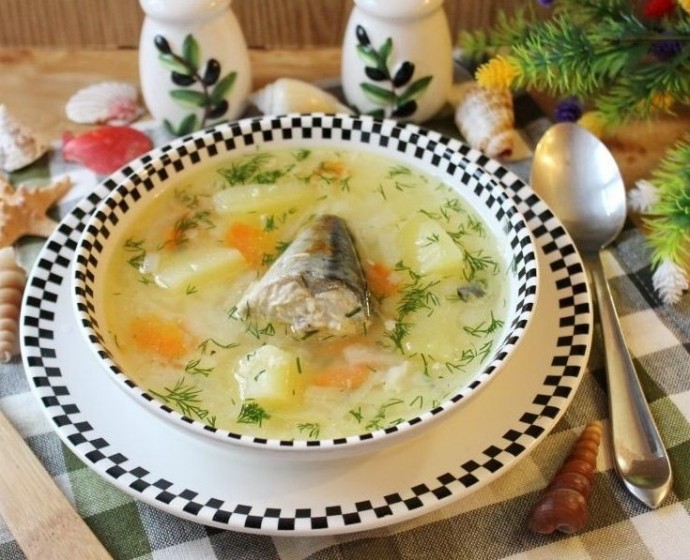 ​Рыбный суп со скумбрией