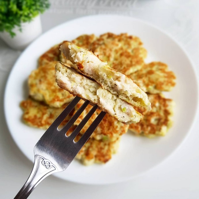 Рубленые куриные котлеты с кабачком Рубленые куриные котлеты с кабачком