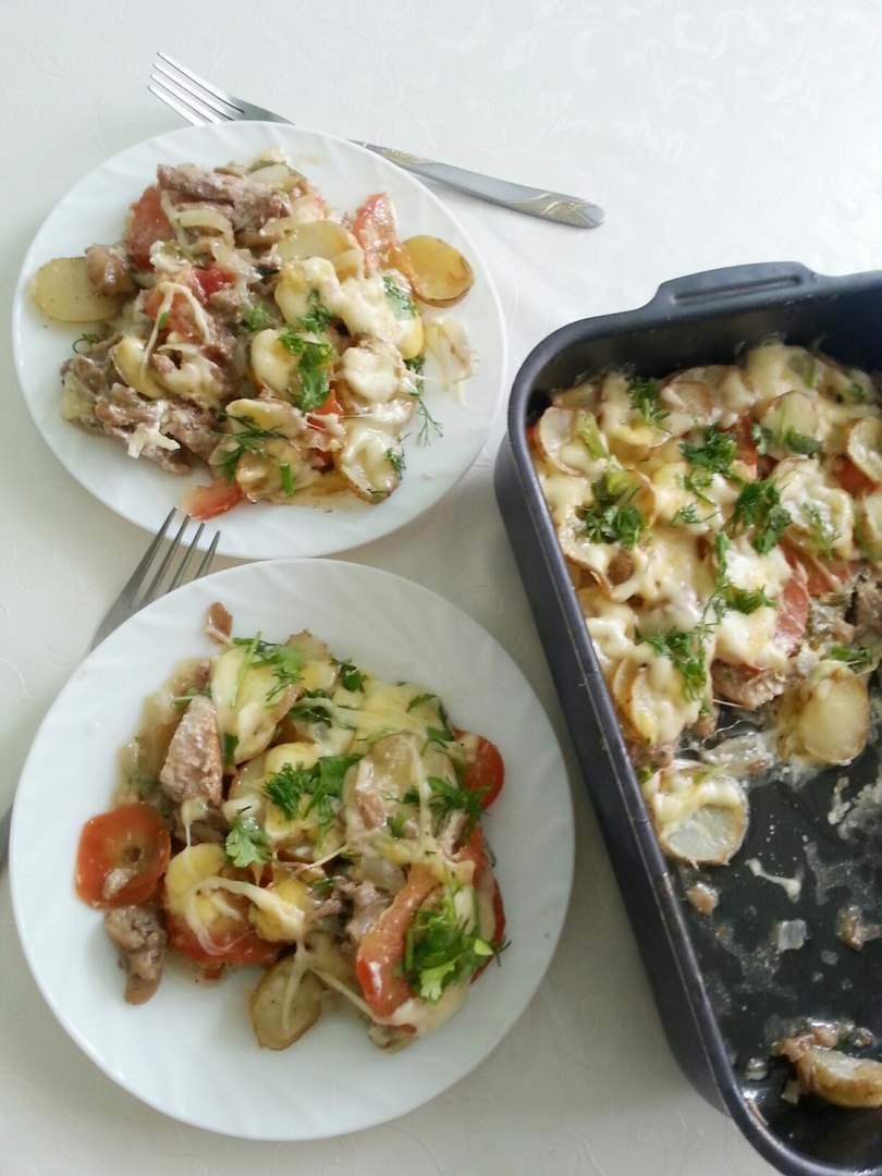 Фото к рецепту: Мясо по-французски Фото к рецепту: Мясо по-французски