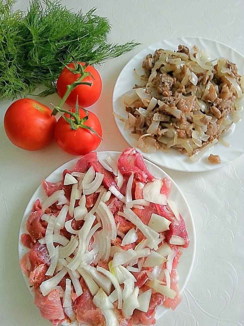 Фото к рецепту: Мясо по-французски Фото к рецепту: Мясо по-французски