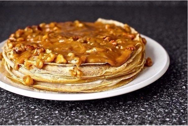 Фото к рецепту: Супервкусный блинный торт Фото к рецепту: Супервкусный блинный торт