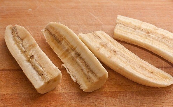 Фото к рецепту: Жареные бананы со сливками