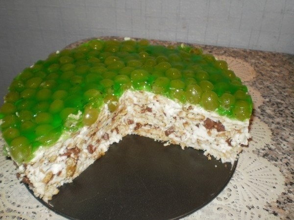 Фото к рецепту: Вкусный торт без выпечки Фото к рецепту: Вкусный торт без выпечки