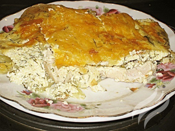 Фото к рецепту: Картофельная запеканка с курицей Фото к рецепту: Картофельная запеканка с курицей