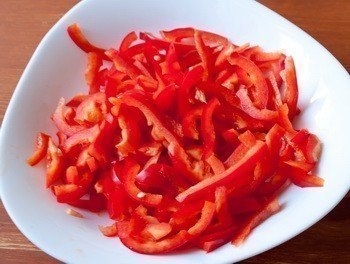 Фото к рецепту: Вкуснятина: курица стир-фрай с кисло-сладком соусе Фото к рецепту: Вкуснятина: курица стир-фрай с кисло-сладком соусе