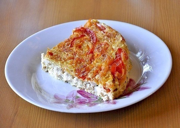 Фото к рецепту: Запеканка из куриной грудки. Фото к рецепту: Запеканка из куриной грудки.