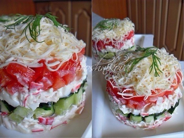 Фото к рецепту: Безумный салат