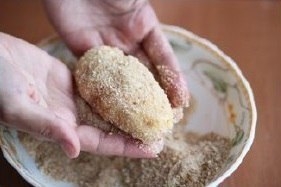Фото к рецепту: Картофельные зразы с мясом/с грибами. Фото к рецепту: Картофельные зразы с мясом/с грибами.